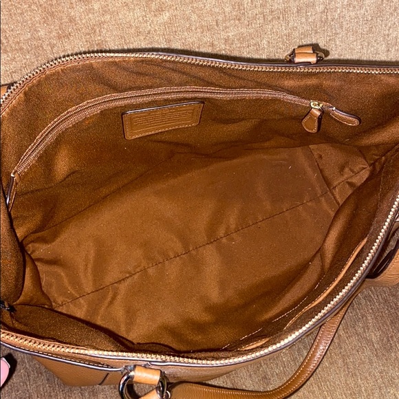 COACH Jet Set genuine leather shoulder Bag - Picture 6 of 10